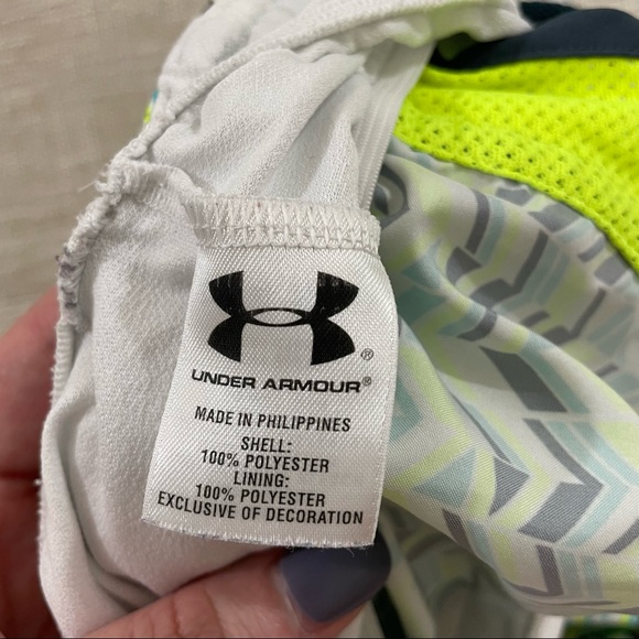 Under Armour Semi-Fitted Geometric Shorts Size S - Picture 4 of 7